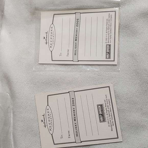 NWT Harley Davidson Hallmark Keepsake Ornament Set - Picture 8 of 16